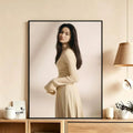 Kim Tae-ri HD Wall Poster – Waterproof Sticky Home Decor Wall Art Poster Axl White18 50X70cmNoframe