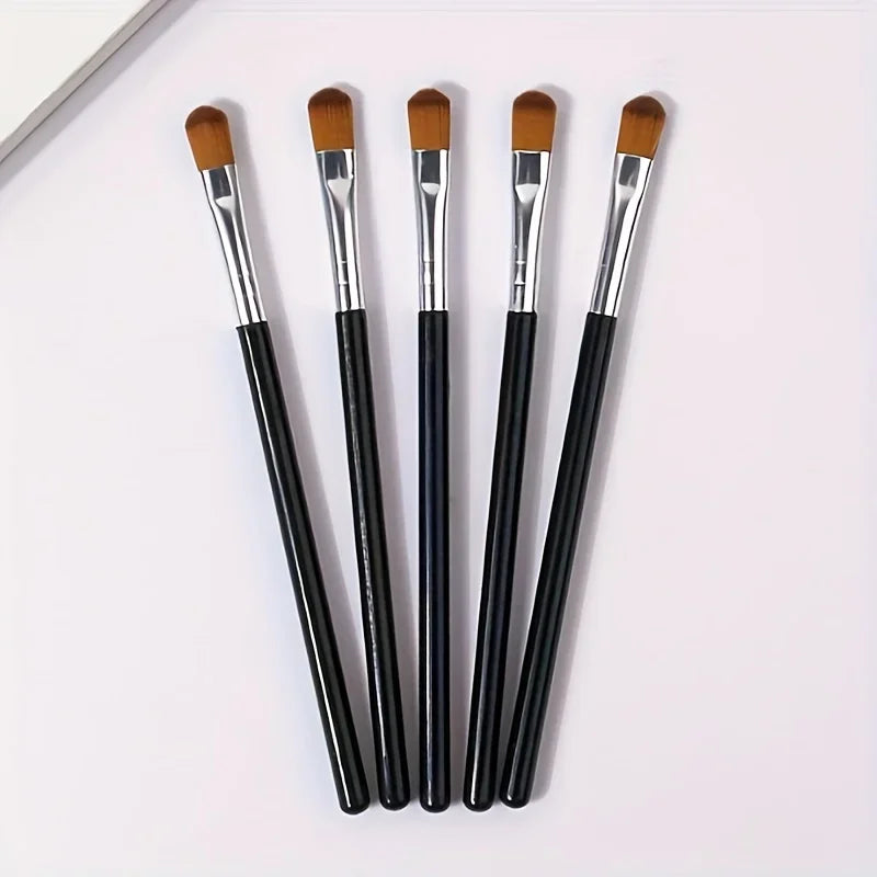 Mini Eyeshadow & Nail Art Brush Set – Flat Head Makeup Brushes Makeup Brush Set Axl