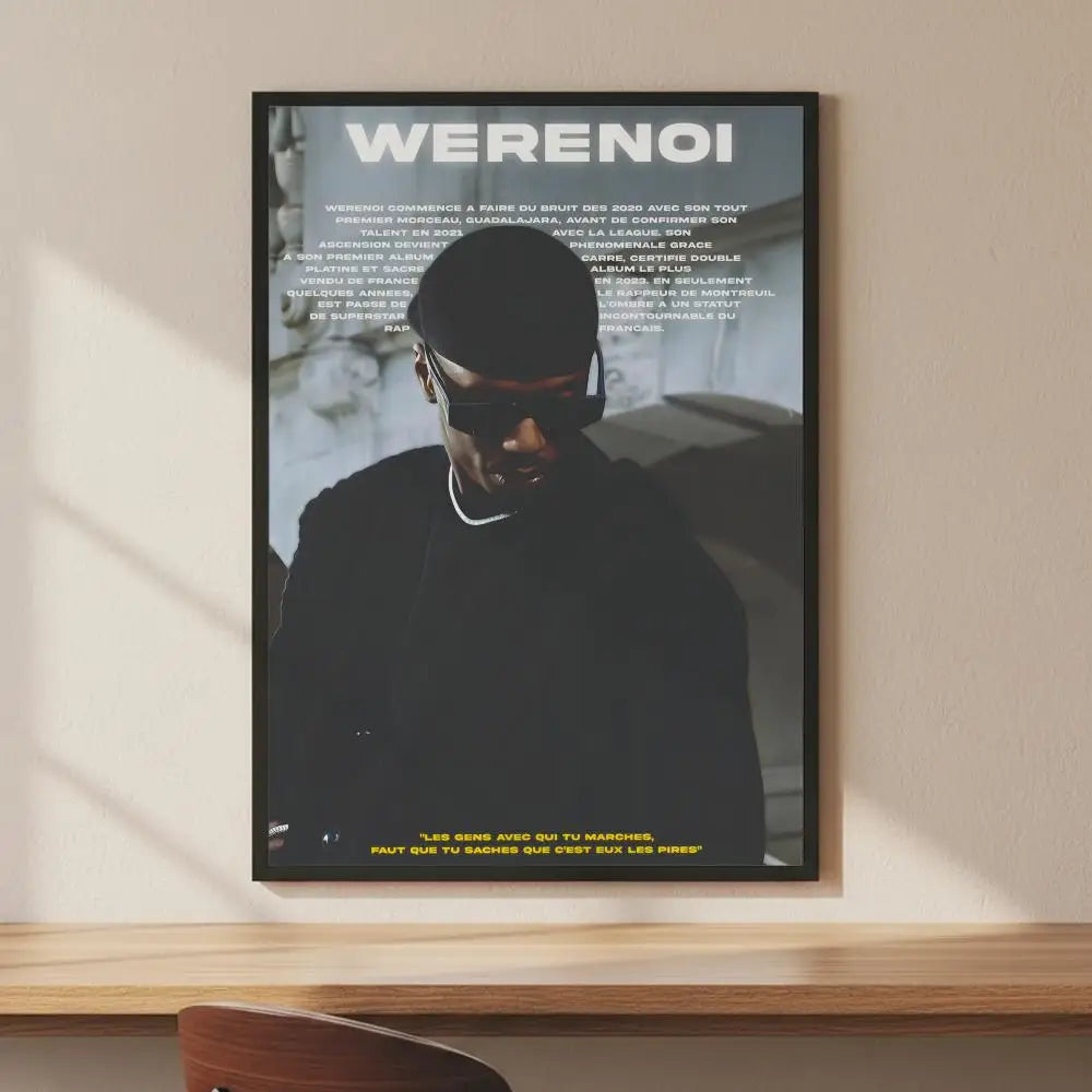 Werenoi HD Art Poster – Waterproof Self-Adhesive Wall Sticker Art Wall Poster Axl