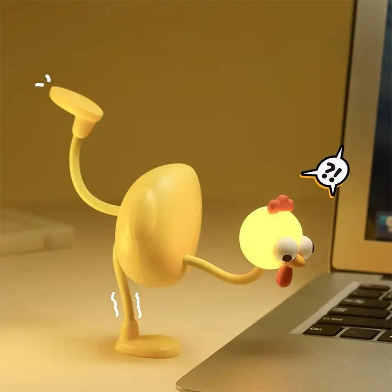 Cartoon Chicken Night Light – Cute Kids Bedside Lamp for Nursery Kids Night Light Axl A2