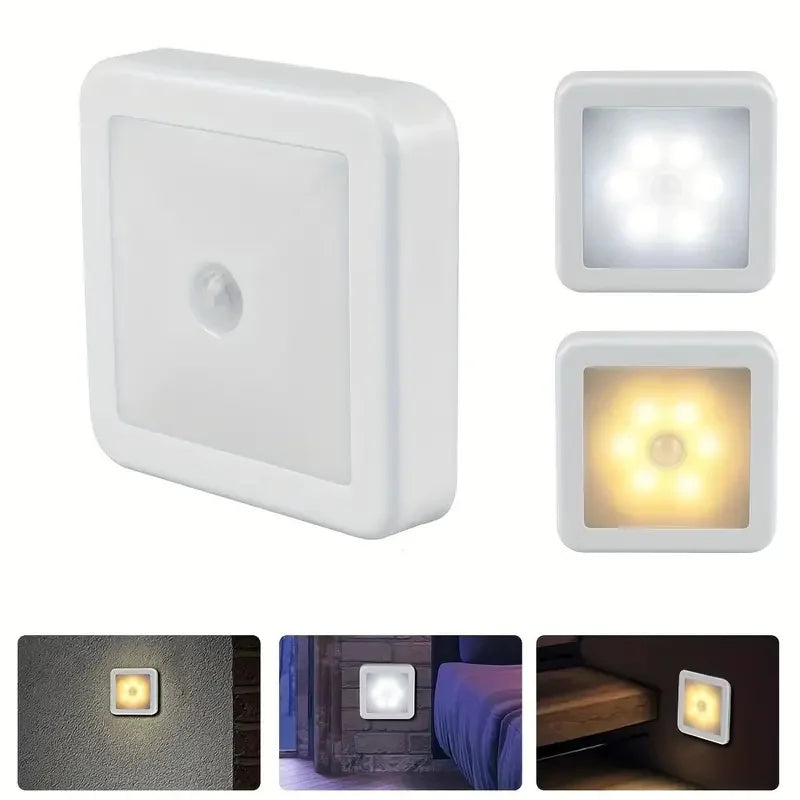 Smart LED Motion Sensor Night Light – Warm & White Wall Light LED Night Light Axl