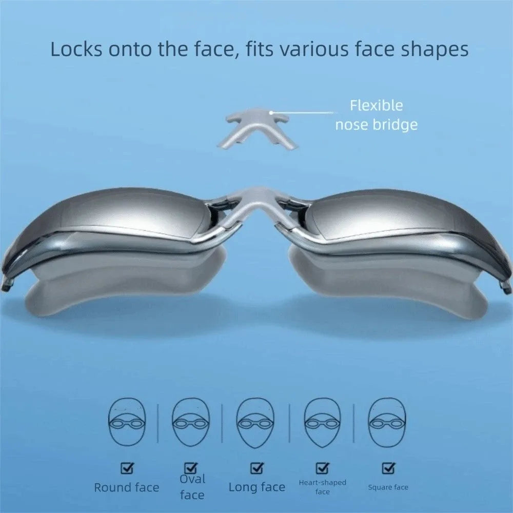 Anti-Fog Swimming Goggles – UV Protection, Adjustable Unisex Swimming Goggles Axl