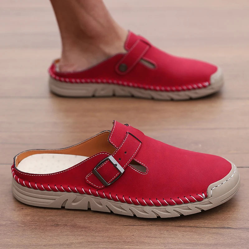 Women's Closed-Toe Anti-Slip Flat Slippers – Indoor & Outdoor Flat Slippers Axl
