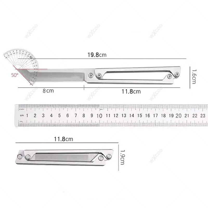 WXCOO Folding Stainless Steel Pocket Knife – Portable Kitchen Tool Folding Pocket Knife Axl