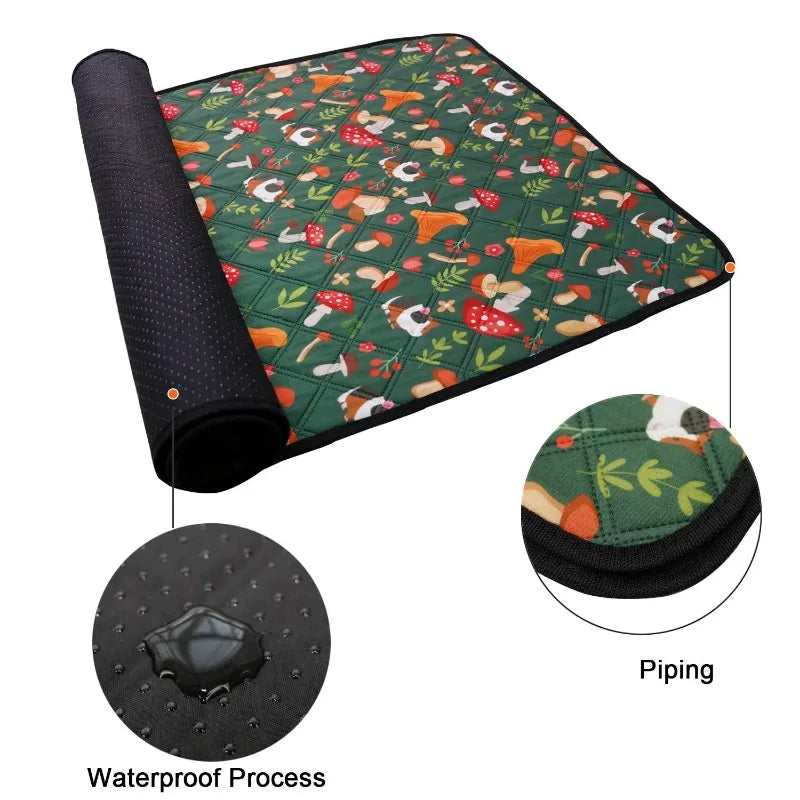 Washable Guinea Pig & Hamster Cage Mat – Waterproof Anti-Slip Small Pet Cage Mat Axl