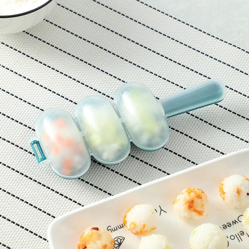 Rice Ball Mold – DIY Sushi & Onigiri Maker for Kids Sushi Rice Mold Axl