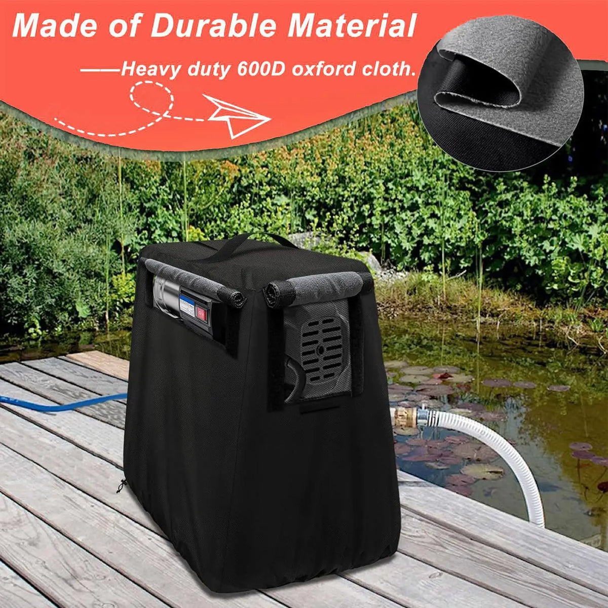 Anti-UV Well Pump Cover – Waterproof Oxford Cloth Protector Well Pump Cover Axl