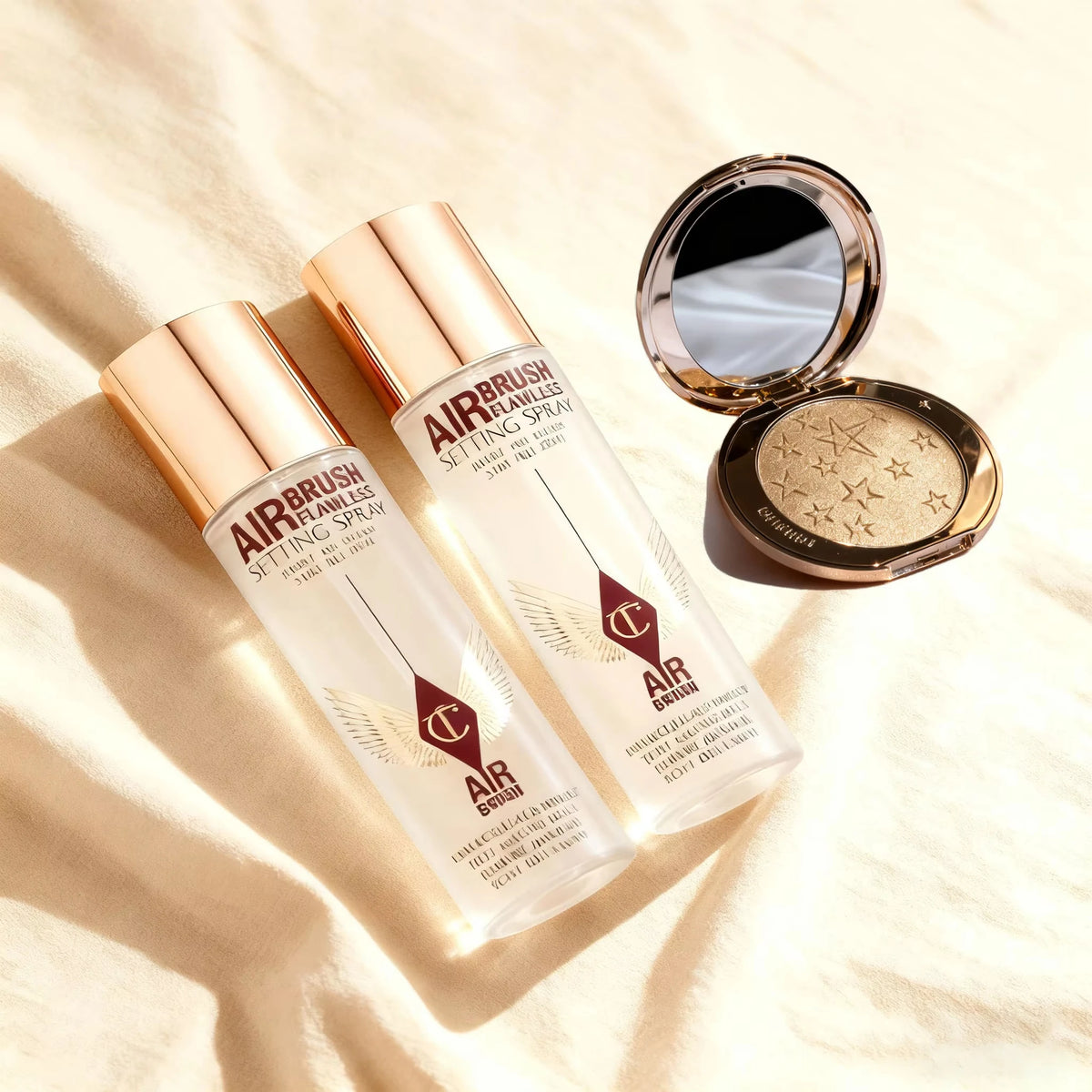 Charlotte Tilbury Makeup Set – Contour, Lip, Glow & Spray Makeup Set Axl