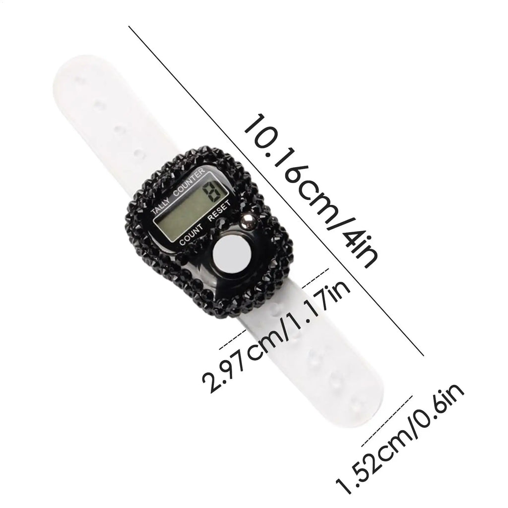 LCD Digital Tally Counter Ring – Resettable Finger Clicker Digital Tally Counter Axl