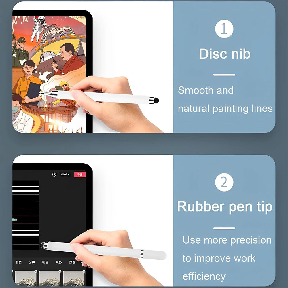2-in-1 Universal Stylus Pen – iPhone, iPad & Android Touch Screen Stylus Axl