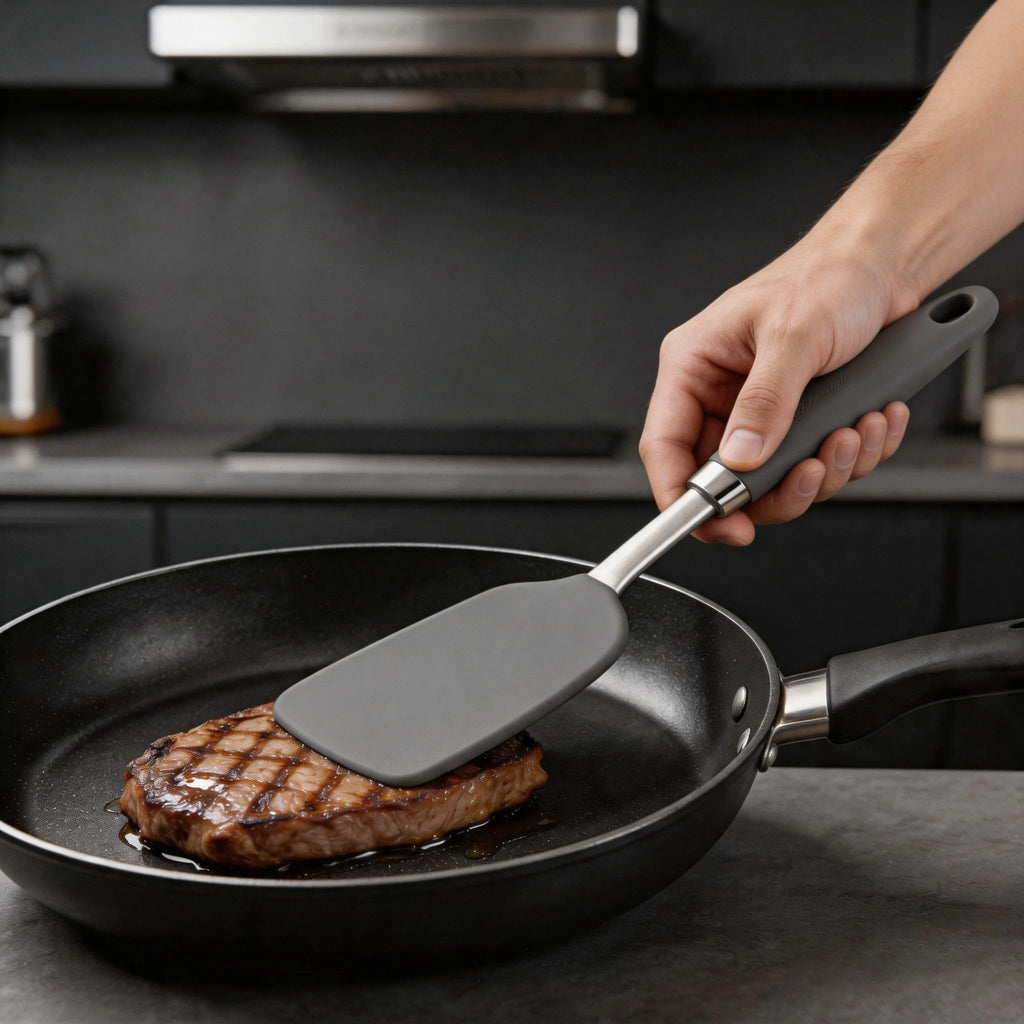 One-Piece Silicone Spatula – Heat-Resistant Non-Stick Utensil Silicone Spatula Axl