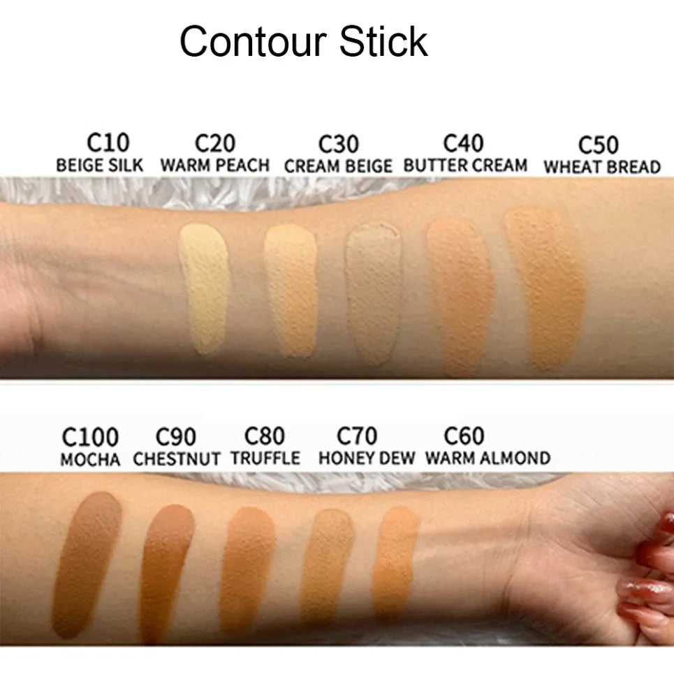 2-in-1 Waterproof Blush & Contour Stick with Brush | Vegan Blush Contour Stick Axl