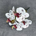 2-Pack Real Touch Artificial Phalaenopsis Orchid Bouquet – 6 Heads Artificial Flower Bouquet Axl red spot