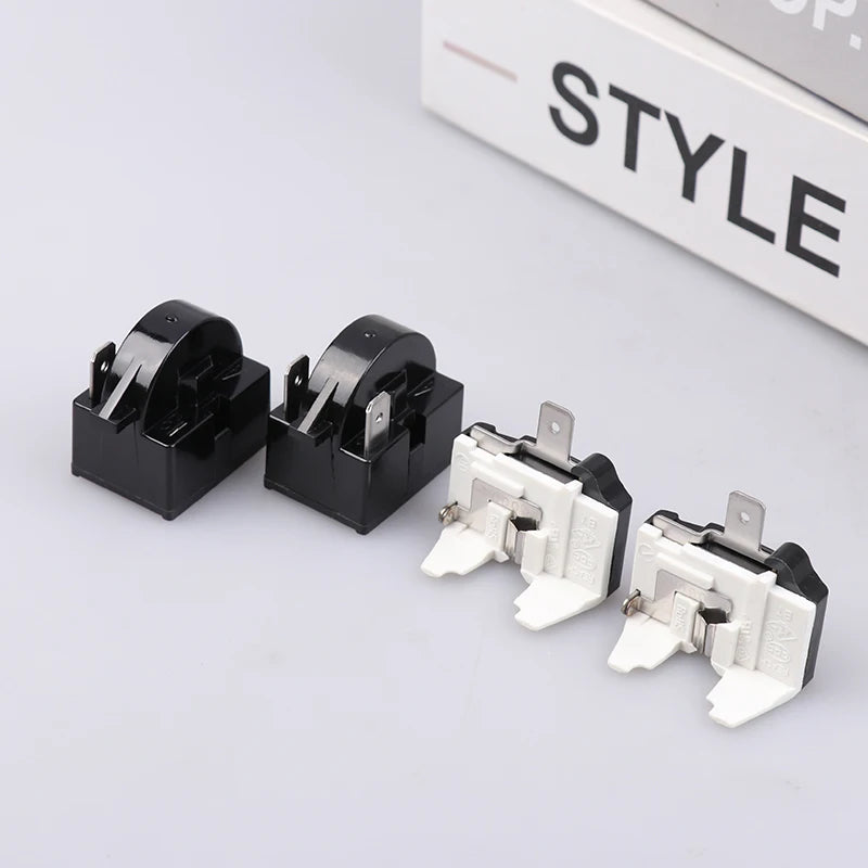 Refrigerator PTC Start Relay & Overload Protector 1/2 Pin 15Ω Compressor Start Relay Axl