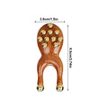 Wooden Face Massager – Sandalwood Brass Bead Gua Sha Tool Facial Massage Tool Axl B