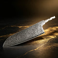 Damascus Steel Santoku Knife Blank – Hand Forged DIY Blade Knife Blank Blade Axl Santoku Blade