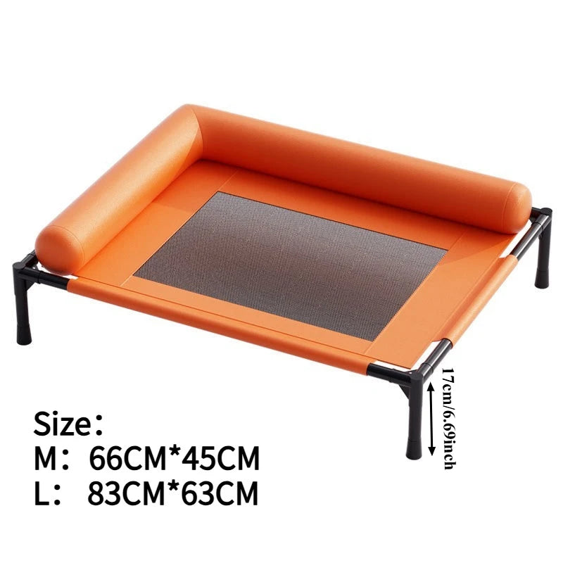 Elevated Cooling Dog Bed – Breathable Raised Pet Bed for Small Dogs Elevated Pet Bed Axl