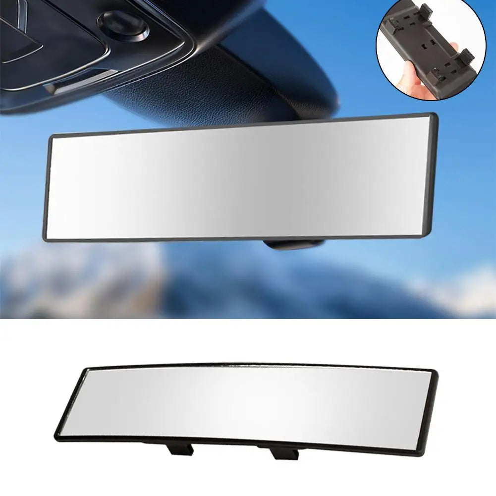 Clip-On Panoramic Rearview Mirror – Wide Angle Anti-Glare HD Panoramic Car Mirror Axl