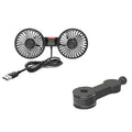 3-Speed USB Car Seat Cooling Fan – Dual Head 360° Rotation Car Seat Fan Axl USB version