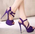 Women's Bow Platform Sandals – 14CM Stiletto Peep-Toe Heels Platform High Heels Axl 4 38