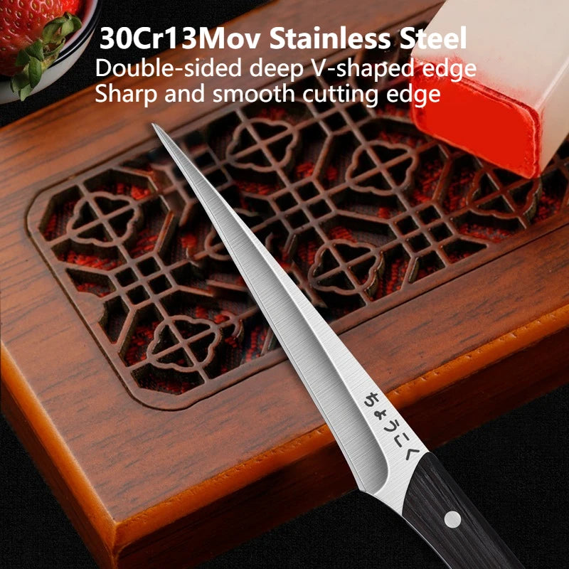 Professional Fruit Carving Knife – Sharp Stainless Steel Blade Fruit Carving Knife Axl