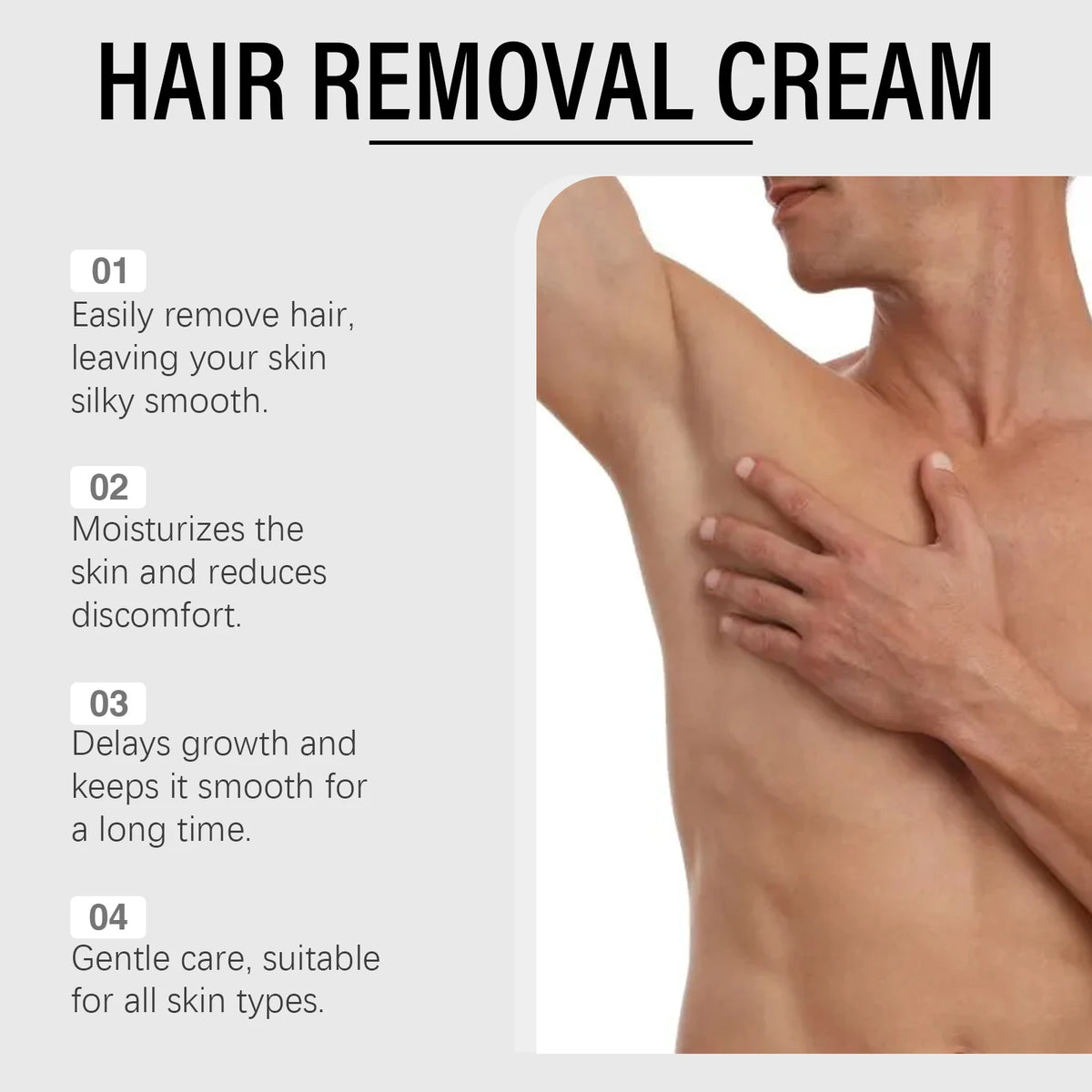 Avocado Hair Removal Cream – Hydrating Gentle Formula 100g Hair Removal Cream Axl