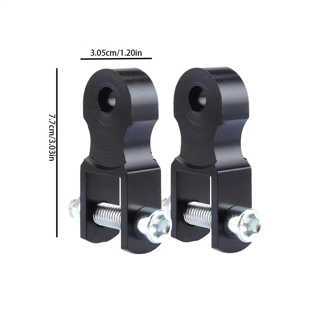 Motorcycle Shock Height Extender – 2pc Aluminum Adapter Kit Shock Height Extender Axl