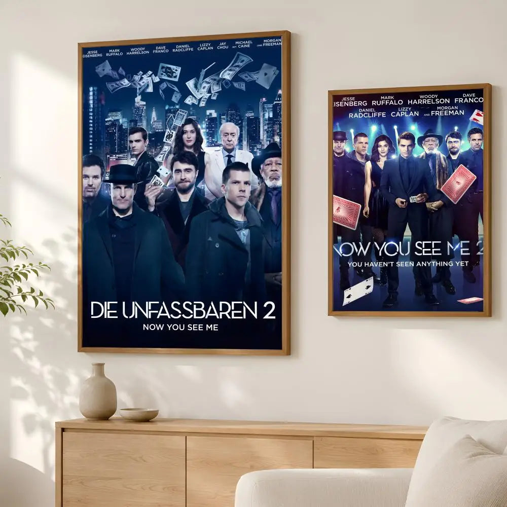 Now You See Me Movie Poster – Self-Stick HD PVC Wall Art Movie Wall Poster Axl