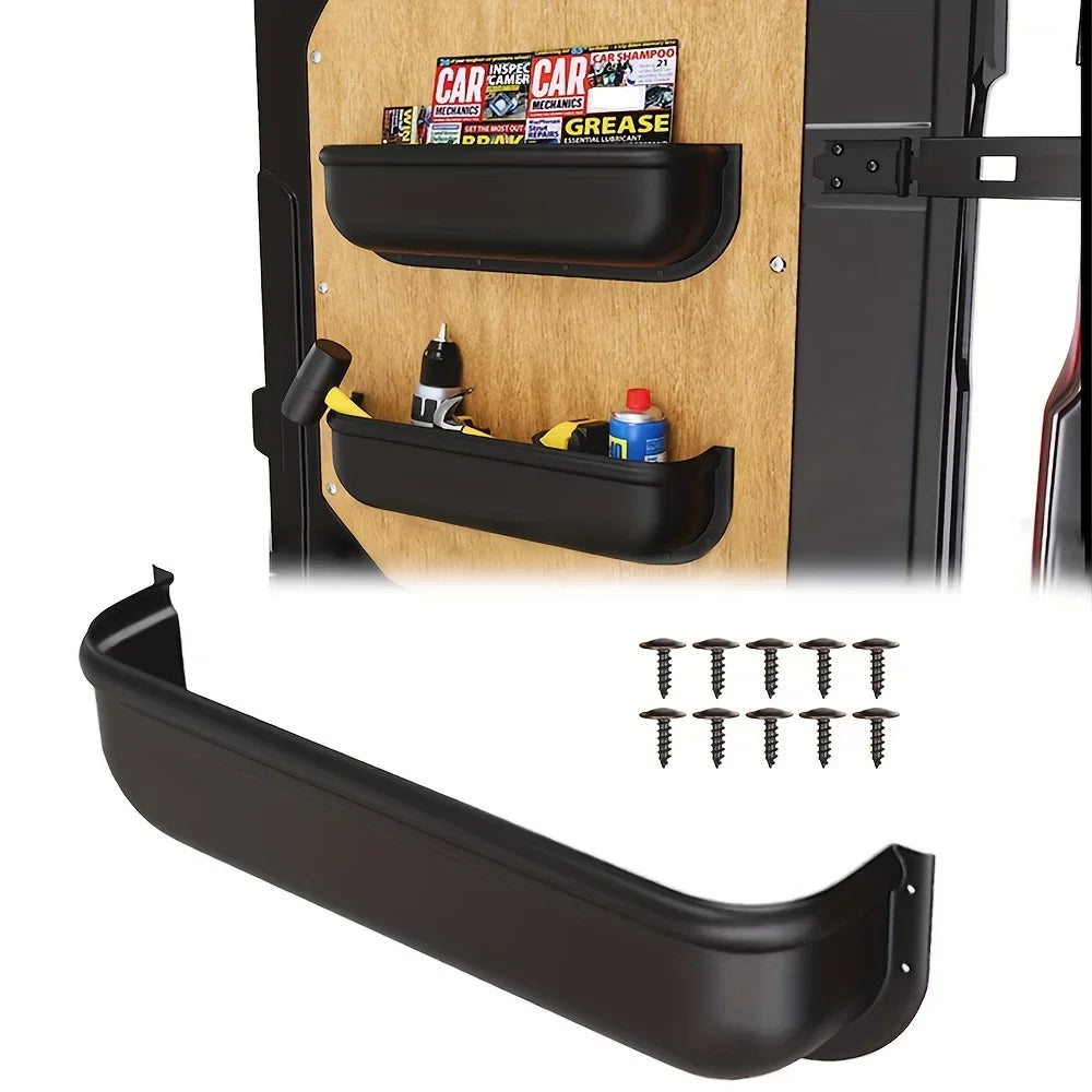 RV Door Storage Box – Universal Door Panel Armrest Organizer RV Door Organizer Axl
