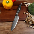Sunnecko 6" Damascus Steel Chef's Knife VG10 Pakkawood Damascus Chef's Knife Axl China Mainland 6 inch