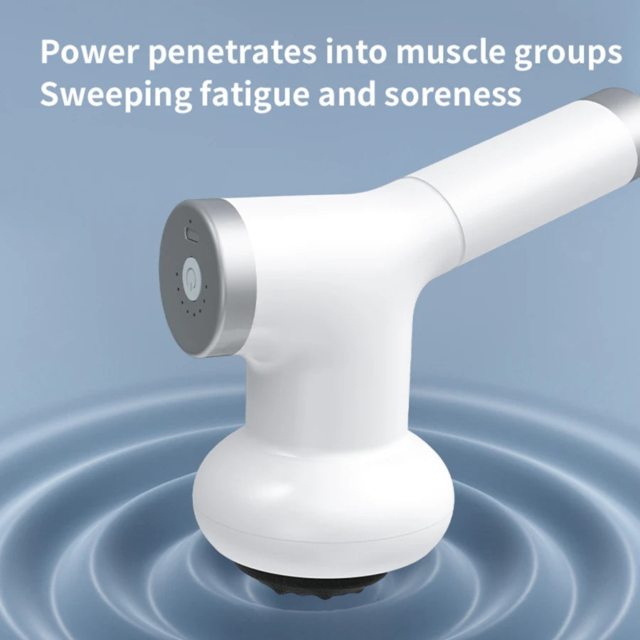 USB Body Massager – 8 Levels & 5 Massage Heads Handheld Body Massager Axl