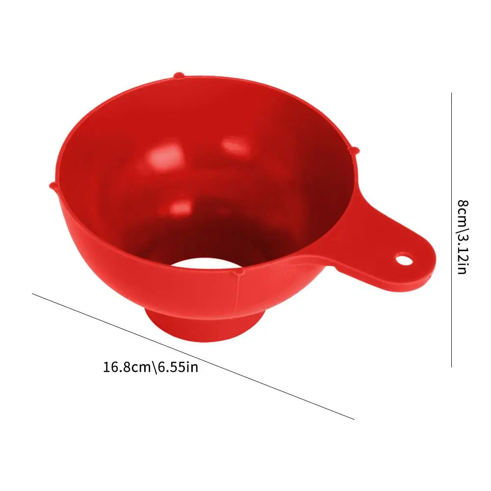 Wide Mouth Food Grade Plastic Funnel for Kitchen – 1-2 Pack Kitchen Funnel Axl