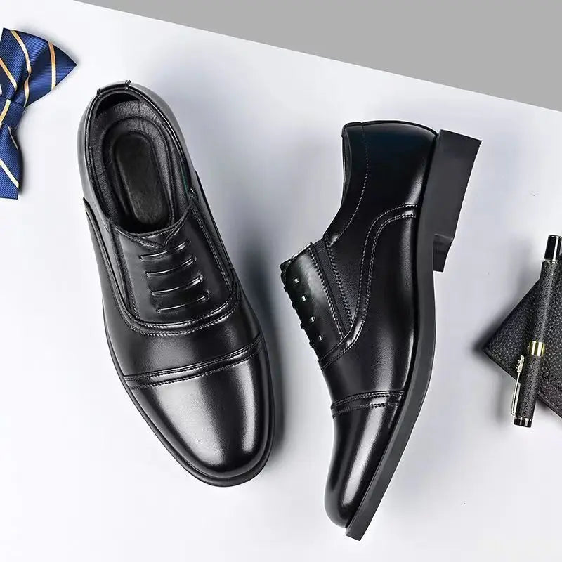 Men's Lace-Up Business Dress Shoes | Round Toe, Sizes 3–12.5 Men's Dress Shoes Axl