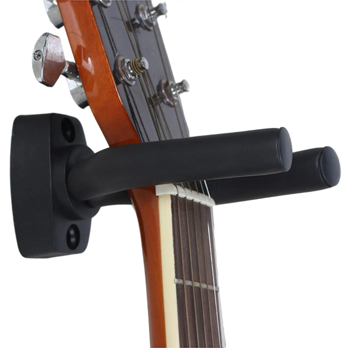 Wall Mount Guitar Hanger Hook – Non-Slip Holder for Guitar & Ukulele Guitar Wall Hanger Axl