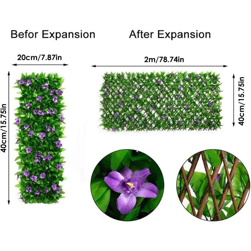 Artificial Hedge Panel – Fake Leaf Privacy Fence Screen Artificial Hedge Panel Axl