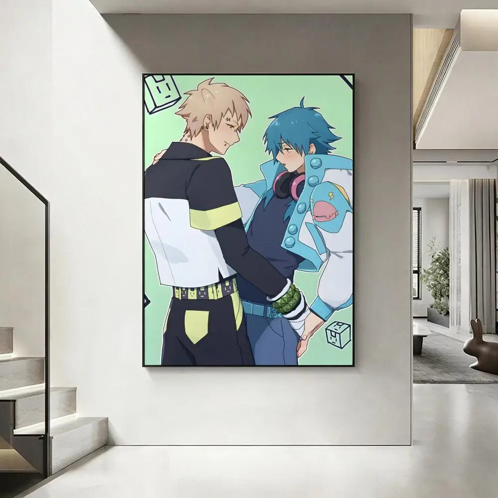 DRAMAtical Murder HD Poster – Anime Wall Art Home Decor Anime Wall Poster Axl White5 15X20cmNoframe