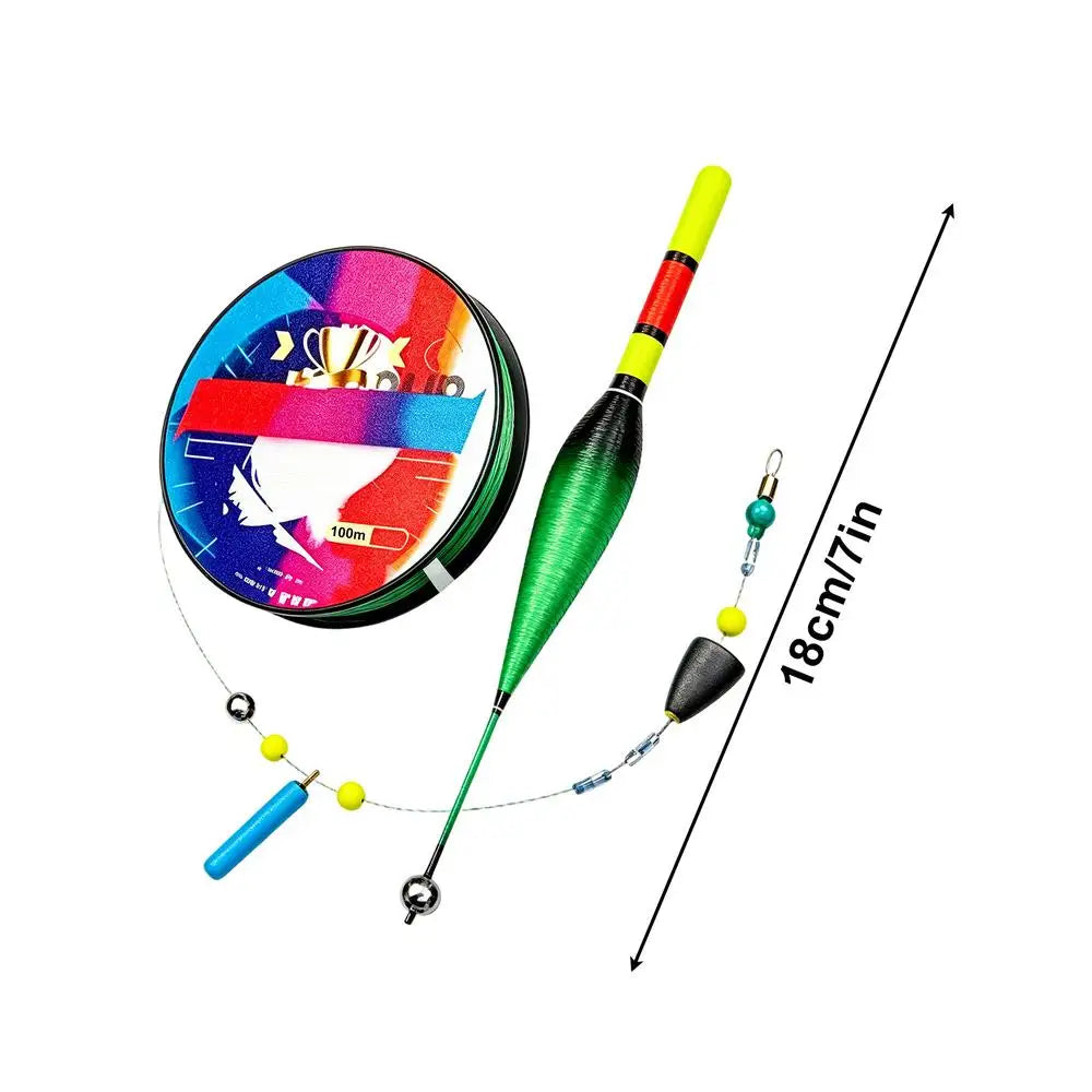 Automatic Slip Bobber Fishing Line Set – 100m Float Rig Fishing Float Rig Axl 1 Set