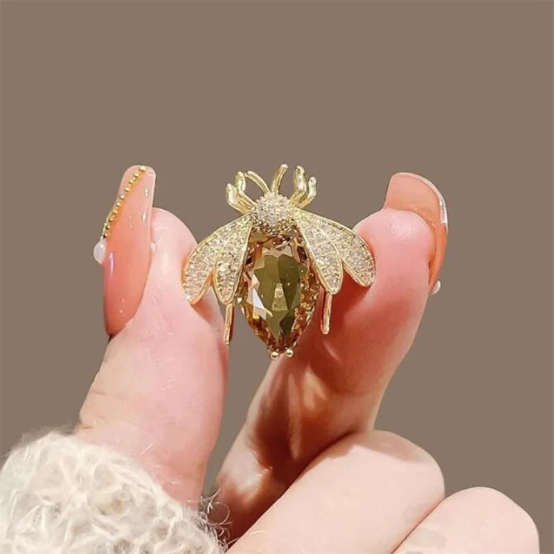 Rhinestone Bee Brooch for Women – Fashion Jewelry Pin Gift Fashion Brooch Pin Axl