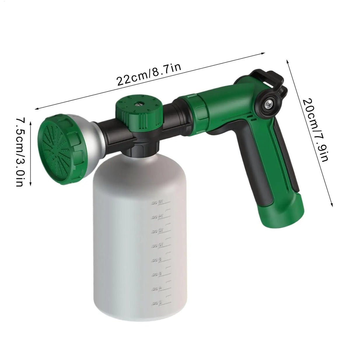 500ml Foam Sprayer – Garden Hose Attachment & Car Wash Tool Garden Foam Sprayer Axl
