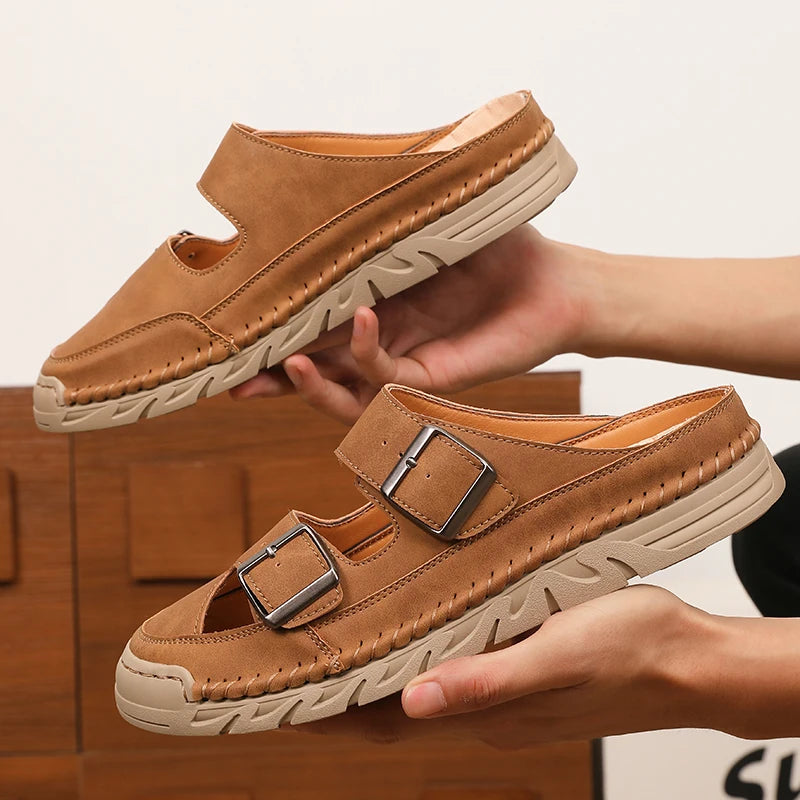 Women's Lightweight Casual Slippers – Outdoor Beach Shoes Casual Slippers Axl brown 45