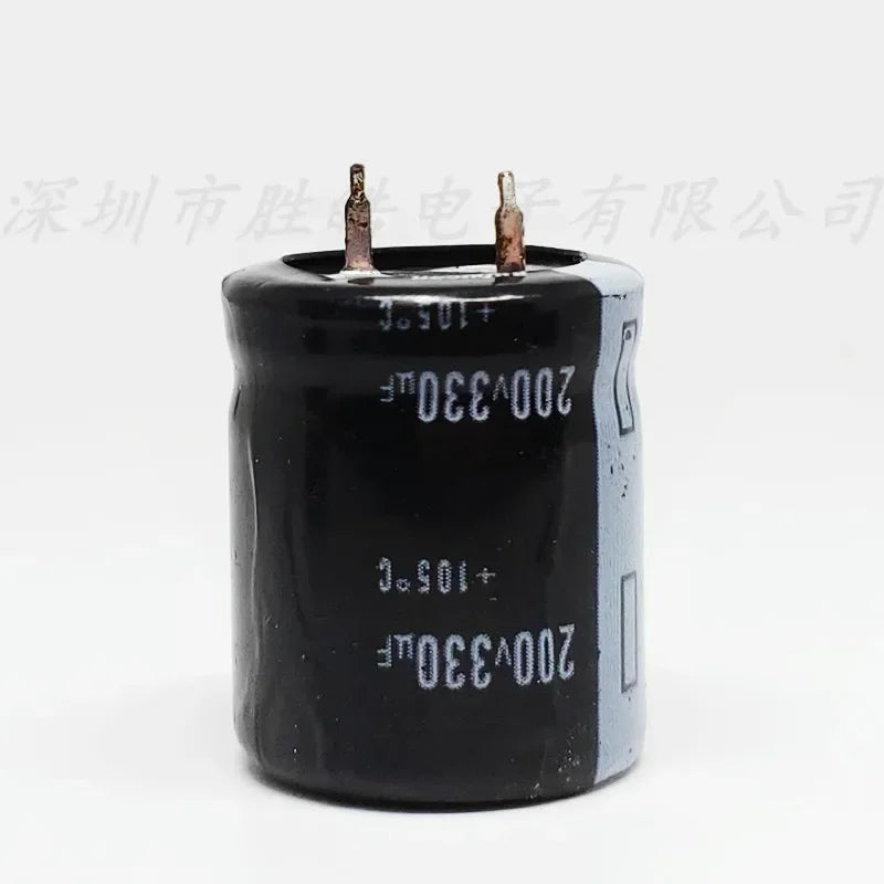 NioCen 200V 330uF Aluminum Electrolytic Capacitors | 2 & 10 Pack Electrolytic Capacitor Axl