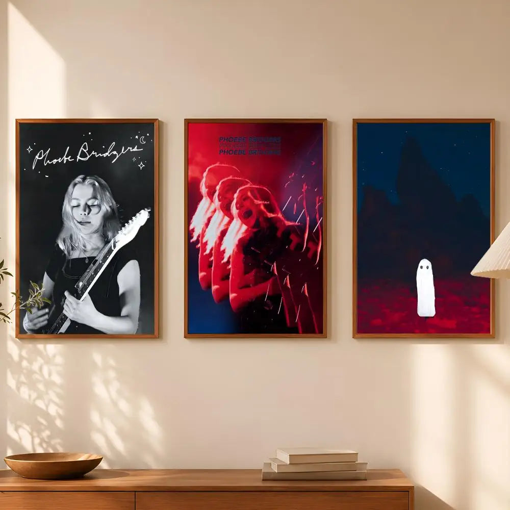 Phoebe Bridgers HD PVC Wall Art Poster – Self-Stick Decor Wall Art Poster Axl