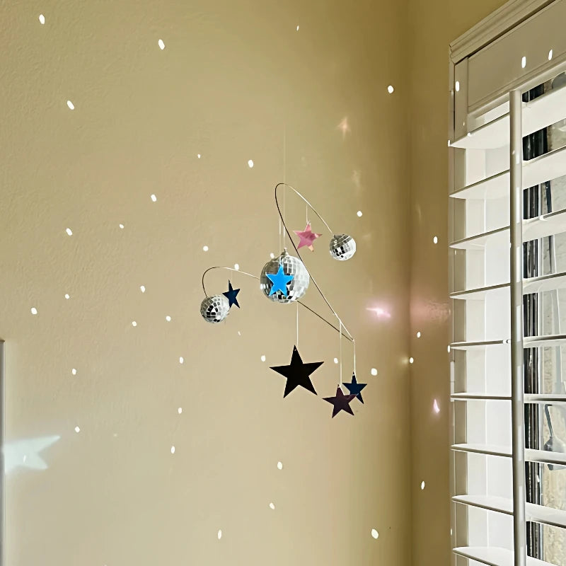 Star & Planet Resin Wind Chimes – Wall Hanging Room Decor Wind Chime Decor Axl