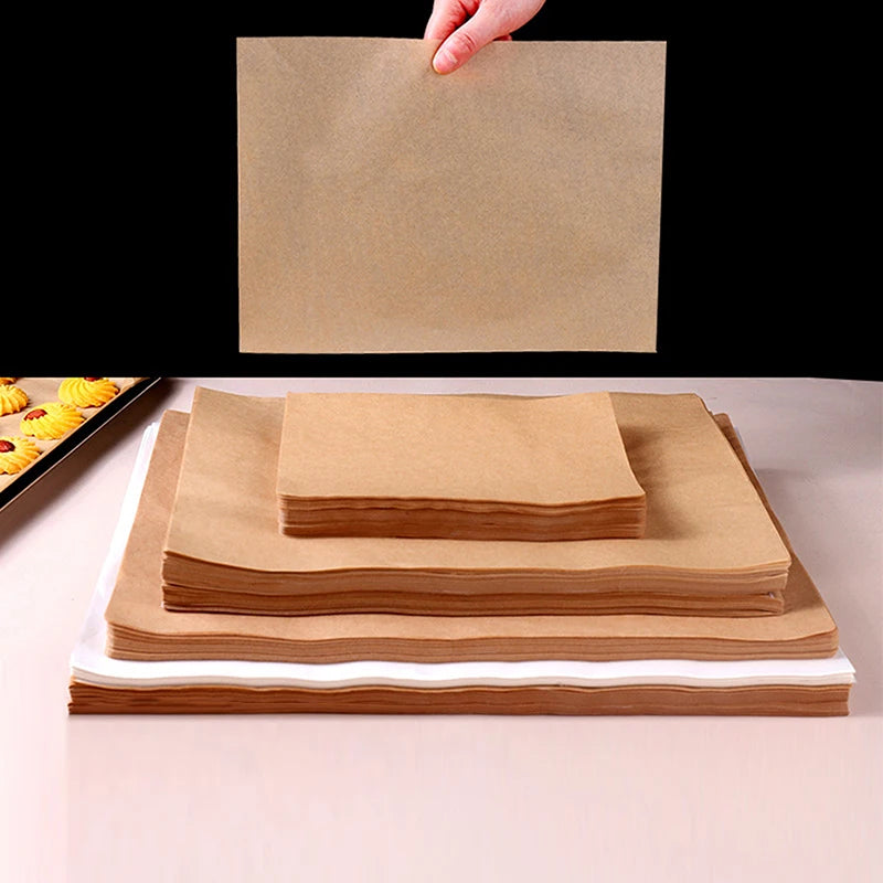 Square Parchment Paper Sheets 50/100 Pcs – Food Grade Baking Baking Parchment Paper Axl