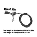 Universal Throttle Cable Kit – Motorcycle, ATV, Snowmobile & Marine Throttle Cable Kit Axl 1pcs