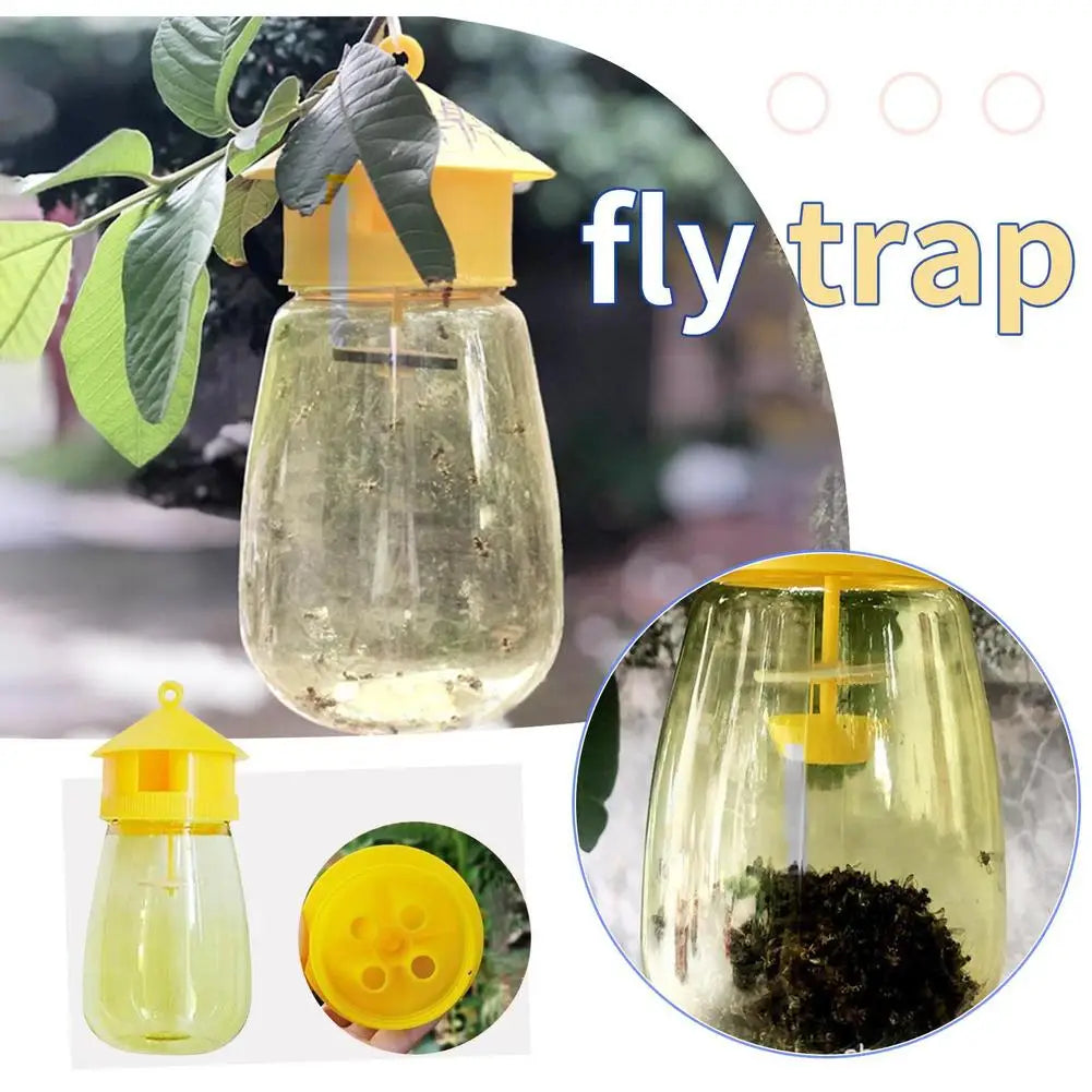 KITPIPI Yellow Fruit Fly Trap – Outdoor Garden Insect Catcher Insect Trap Axl