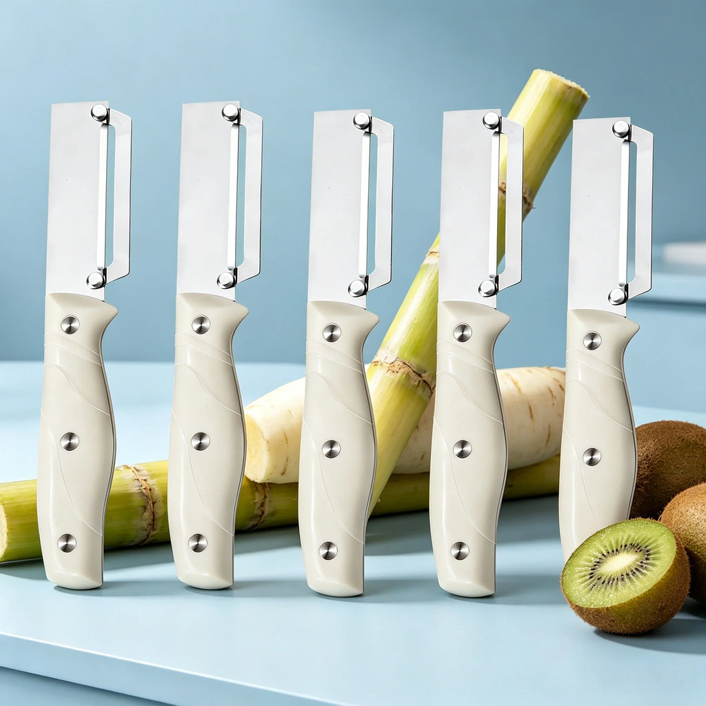 5-Piece Stainless Steel Peeler & Scraper Set | Kitchen Knife Tool Kitchen Peeler Set Axl