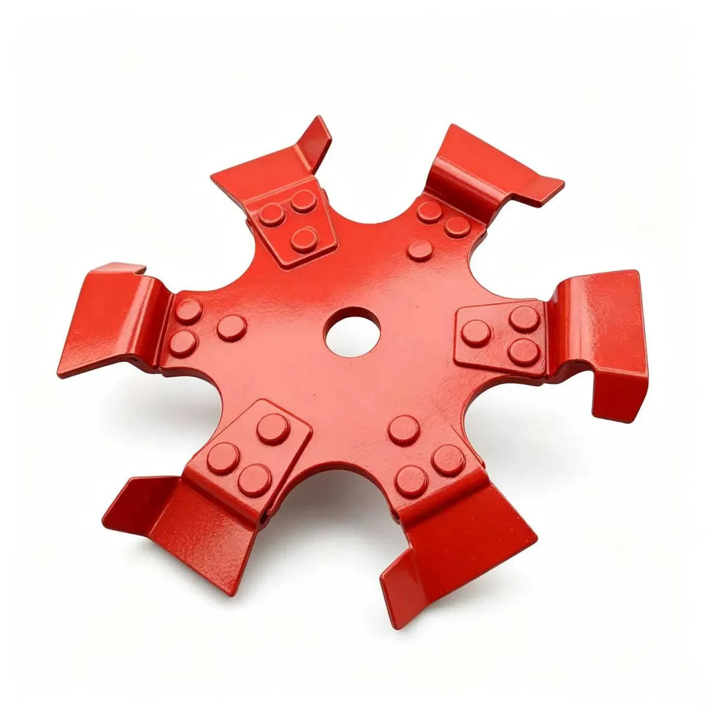 Trenching Wheel Trimmer Head – Metal Blade for Tiller & Cultivator Trimmer Cutting Blade Axl