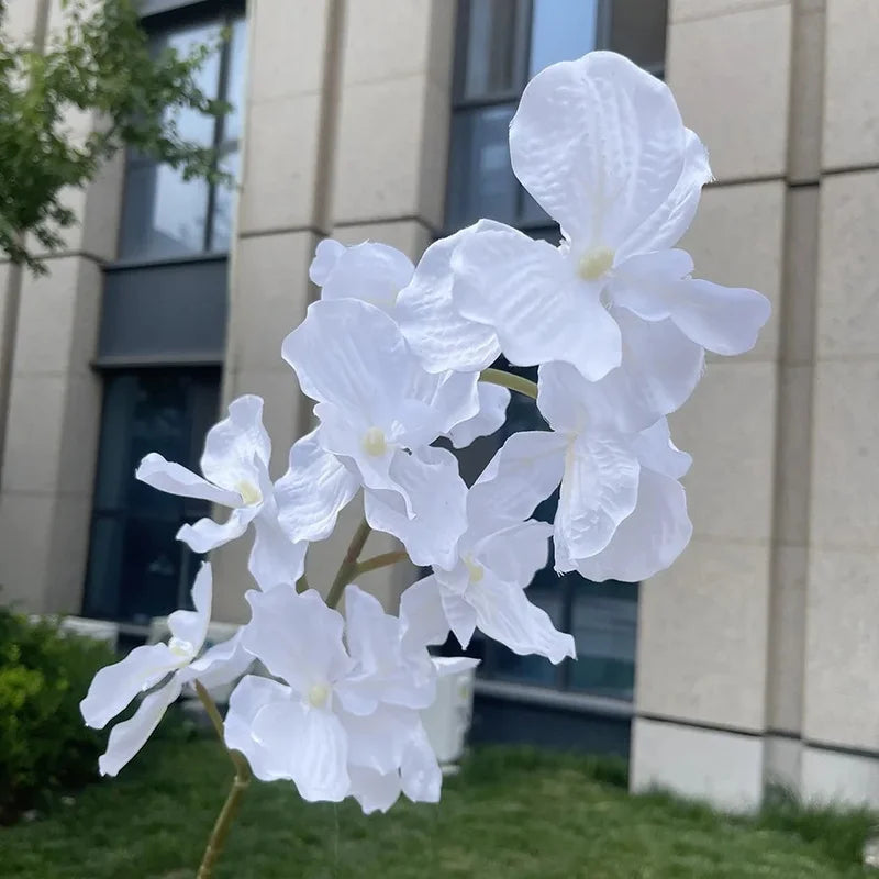9-Head Vanda Orchid Artificial Silk Flowers – Wedding & Decor Artificial Silk Flowers Axl