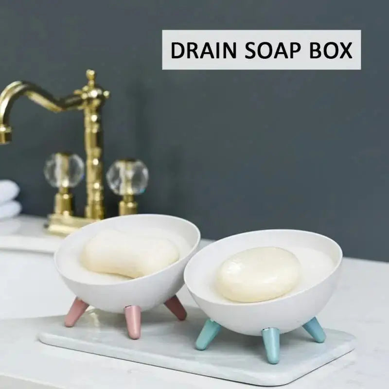 Hemispherical Soap Dish with Drain Sponge | Bathroom Soap Holder Soap Dish Axl